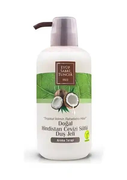 Eyüp Sabri Tuncer 600ml Doğal Hindistan Cevizi Duş Jeli ile Günlük Bakımda Doğal Ferahlık