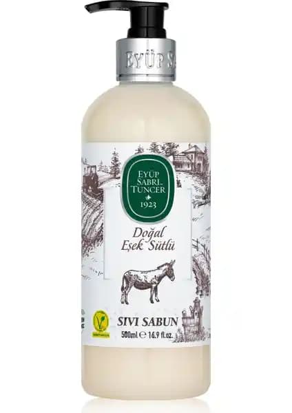 Eyüp Sabri Tuncer Doğal Eşek Sütlü Sıvı Sabun 500 ml ile Doğal ve Etkili Temizlik Çözümü