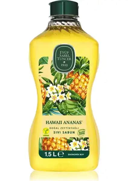 Eyüp Sabri Tuncer Hawaii Ananas Sıvı Sabunu 1,5 Litre Doğal ve Ferahlatıcı Temizlik Ürünü