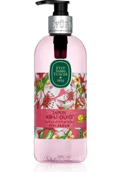 Eyüp Sabri Tuncer Japon Kiraz Çiçeği Sıvı Sabun Doğal İçerikli ve Kalıcı Kokulu Temizlik Ürünü