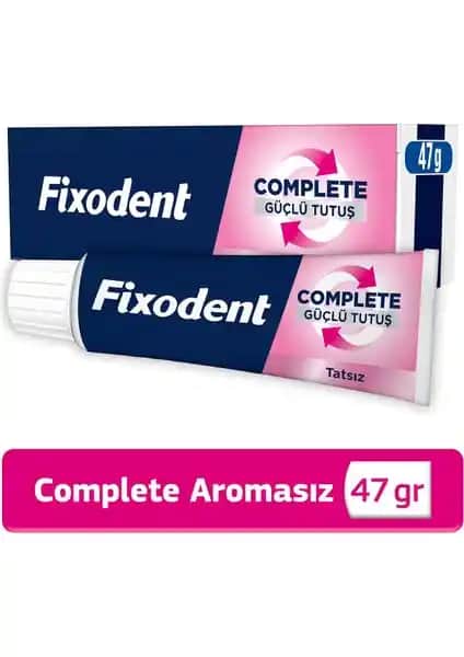 Fixodent Complete Tatsız Diş Protezi Yapıştırıcı Krem Günlük Kullanım İçin Güvenilir