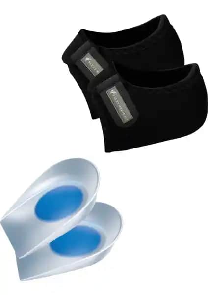Flexy Medical Silikon Kumaş Topuk Çorabı ve Topukluk Tabanlık ile Ayak Sağlığınızı Koruyun