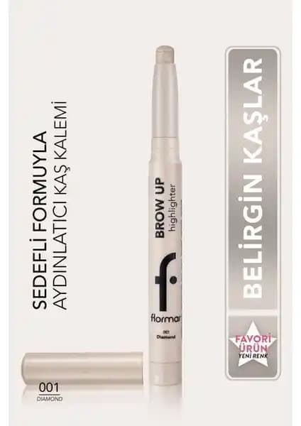 Flormar Kremsi Dokulu Brow Up Highlighter Kalem ile Doğal Işıltı ve Mükemmel Yüz Aydınlatması