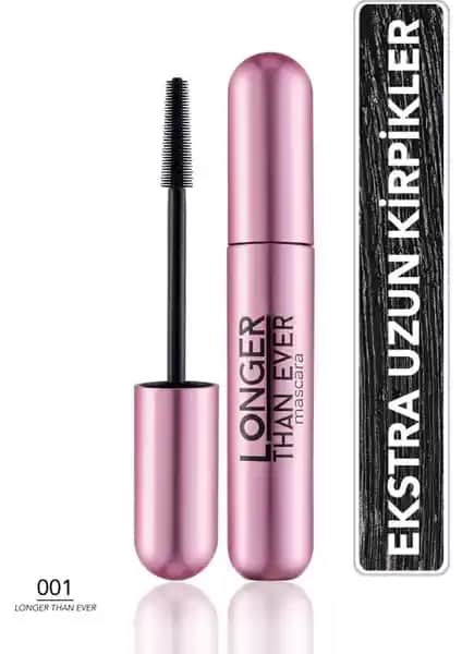Flormar Longer Than Ever Uzun Görünüm Veren Maskara: Uzun ve Dolgun Kirpikler İçin Uygun Seçenek