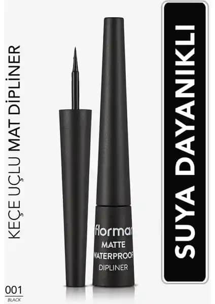 Flormar Matte Yoğun Renk Veren Suya Dayanıklı Mat Eyeliner İncelemesi ve Kullanım Tavsiyeleri