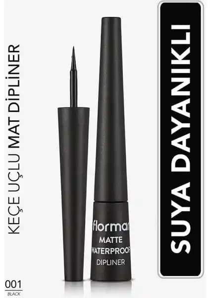 Flormar Matte Yoğun Renk Veren Suya Dayanıklı Mat Eyeliner İncelemesi ve Kullanım Tavsiyeleri