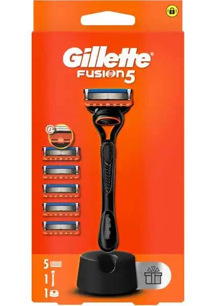 Gillette Fusion5 Tıraş Makinesi ve Yedek Bıçak Setiyle Etkili ve Konforlu Tıraş Deneyimi