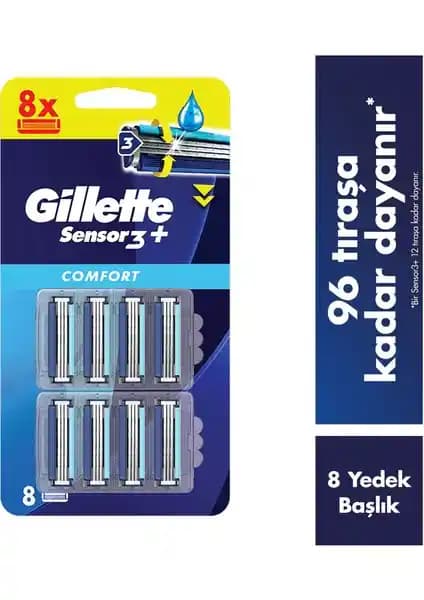Gillette Sensor3 Yedek Tıraş Bıçağı ile Hassas ve Konforlu Günlük Bakım Deneyimi