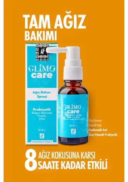Glimo Care Doğal Ağız Bakım ve Boğaz Spreyi: Doğal İçeriklerle Ferah Bir Nefes Sağlar