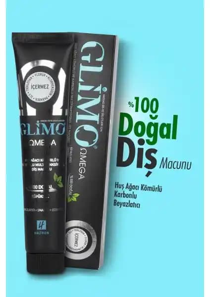 Glimo Omega %100 Doğal Beyazlatıcı Diş Macunu ile Güvenli ve Etkili Ağız Bakımı