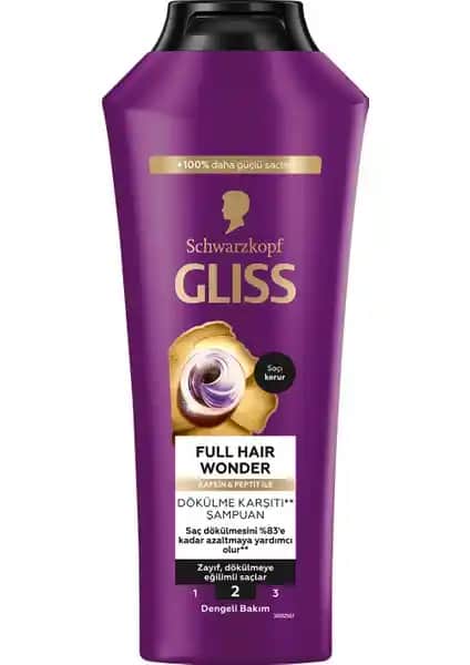 Gliss Full Hair Wonder Dökülme Karşıtı Şampuan ile Saç Sağlığınızı Güçlendirin