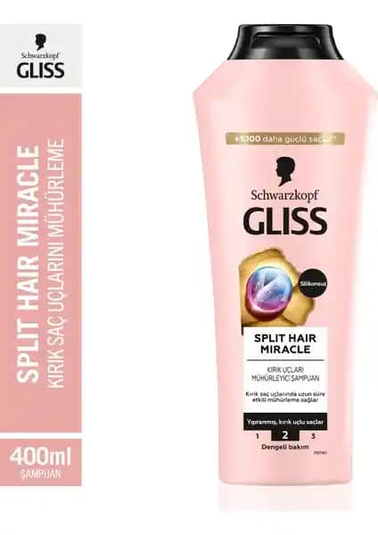 Gliss Schwarzkopf Gliss Split Hair Miracle Şampuanıyla Saçlarınızda Yenilikçi Onarım ve Parlaklık