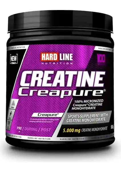 Hardline Nutrition Creapure 500 Gr Kreatin Takviyesi ile Performans ve Kas Gücünüzü Artırın