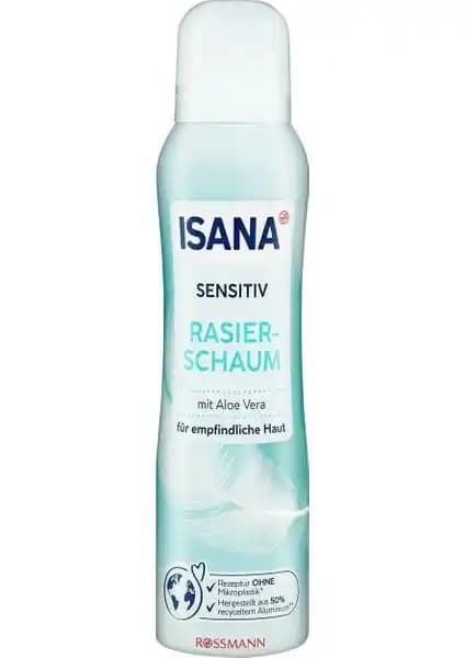 Hassas Ciltler İçin Aloe Vera İçerikli Isana Tıraş Köpüğü Güvenli ve Konforlu Kullanım