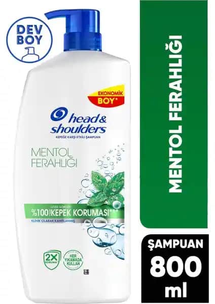 Head&Shoulders Mentol Ferahlığı Şampuanı: Kepeğe Karşı Etkili ve Serinletici Saç Bakım Ürünü