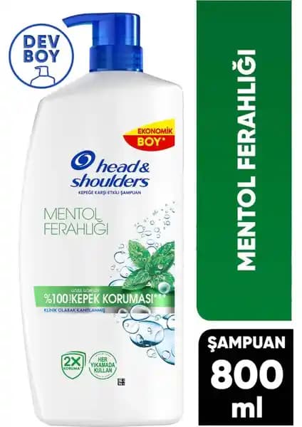 Head&Shoulders Mentol Ferahlığı Şampuanı: Kepeğe Karşı Etkili ve Serinletici Saç Bakım Ürünü