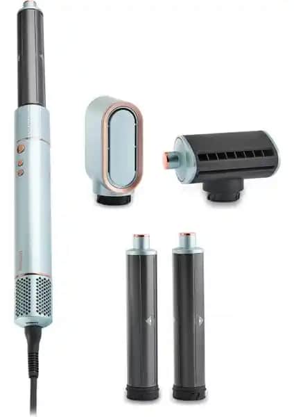 Homend Hairmony 4606H Saç Kurutma ve Şekillendirme Seti Su Yeşili Tasarımıyla Profesyonel Kullanım