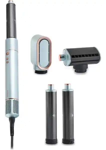 Homend Hairmony 4606H Saç Kurutma ve Şekillendirme Seti Su Yeşili Tasarımıyla Profesyonel Kullanım