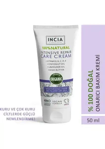 İncia %100 Doğal Onarıcı Bakım Kremi: Cildinizi Besleyen ve Koruyan Doğal Çözüm