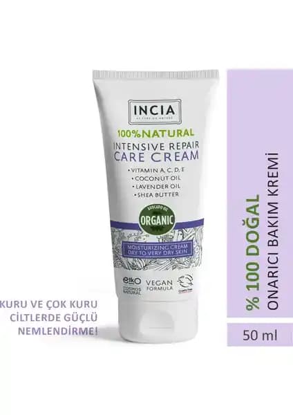 İncia %100 Doğal Onarıcı Bakım Kremi: Cildinizi Besleyen ve Koruyan Doğal Çözüm