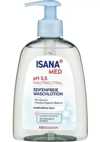 Isana Med Yıkama Losyonu Hassas ve Kuru Ciltler İçin Güvenli Temizlik Çözümü
