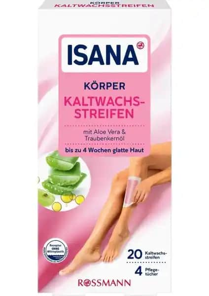 Isana Soğuk Ağda Bandı Aloe Vera ve Üzüm Çekirdeği Yağı ile Güvenli Epilasyon Çözümü