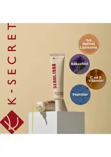 K-Secret Seoul 1988 Eye Cream Yaşlanma Karşıtı ve Aydınlatıcı Göz Bakım Kremi