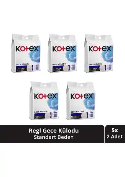 Kotex Regl Gece Külodu 2'li Paketler ile Güvenli ve Konforlu Gece Koruması Sağlayın