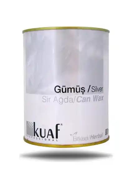 Kuaf Konserve Sir Ağda Gümsü Silver 800 ml Doğal ve Etkili Tüy Alma Çözümü