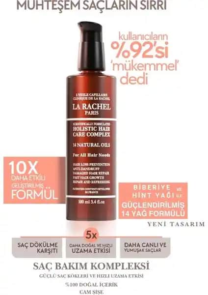 La Rachel-Paris Bitkisel Saç Bakım Kompleksi: Yıpranmış ve Uzayan Saçlar İçin Doğal Çözüm