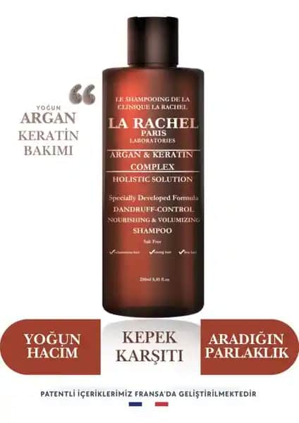 La Rachel-Paris Hacim ve Güçlendirme Odaklı Argan ve Keratin Kompleksi Şampuanı