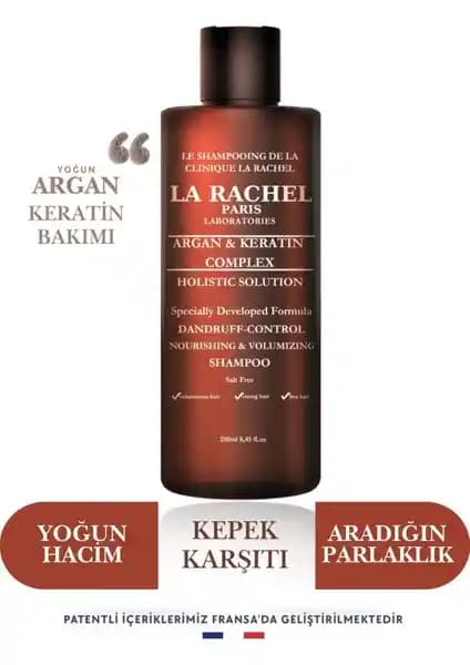 La Rachel-Paris Hacim ve Güçlendirme Odaklı Argan ve Keratin Kompleksi Şampuanı