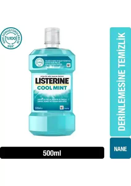 Listerine Cool Mint Ağız Bakım Suyu: Ferahlık ve Hijyen Sağlayan Klinik Kanıtlı Ürün