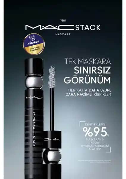 Mac Macstack Mikro Fırça Maskara ile Doğal ve Uzun Kirpikler Yaratmanın Yolu