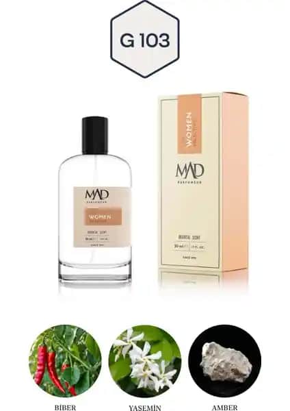 Mad Parfüm Mad G103 Selective Kadınlar İçin 50ml Modern ve Klasik Koku Deneyimi