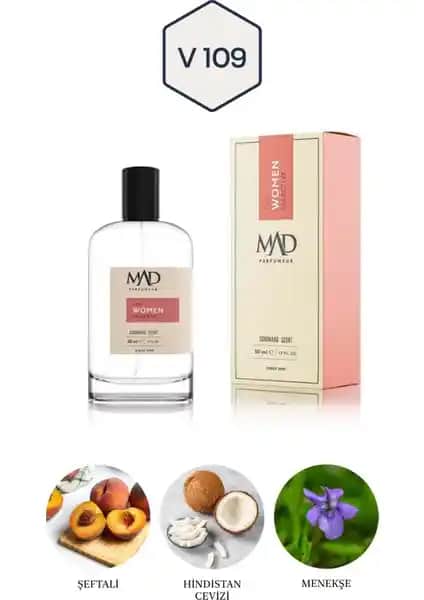 Mad Parfüm Mad V109 Selective Kadınlar İçin Zarif ve Kalıcı Çiçekli ve Tatlı Koku Önerisi
