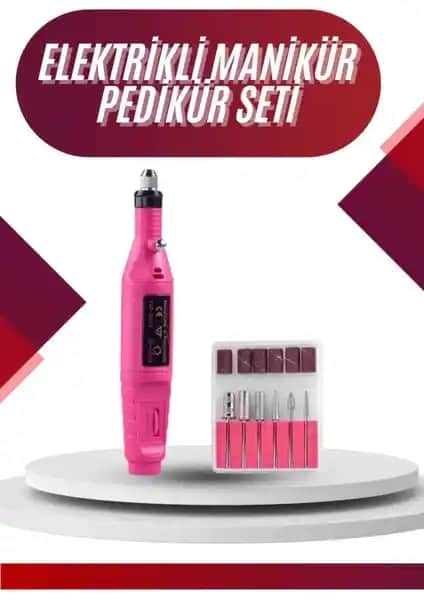 Makay Elektrikli Profesyonel Manikür ve Pedikür Seti ile Mükemmel Tırnak Bakımı Sağlayın