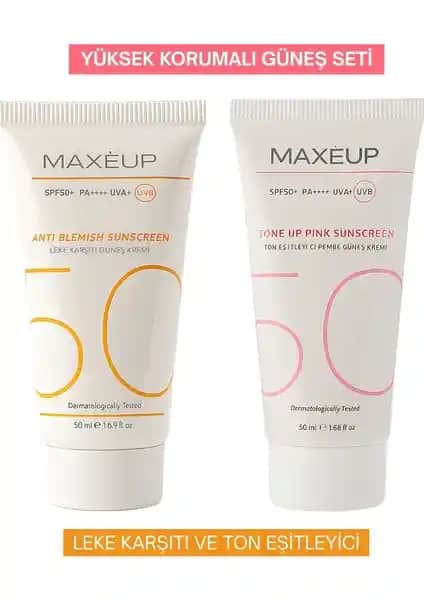 Maxeup Yüksek Korumalı Leke Karşıtı ve Ton Eşitleyici Güneş Seti Ürün Özellikleri ve Kullanım Tavsiyeleri
