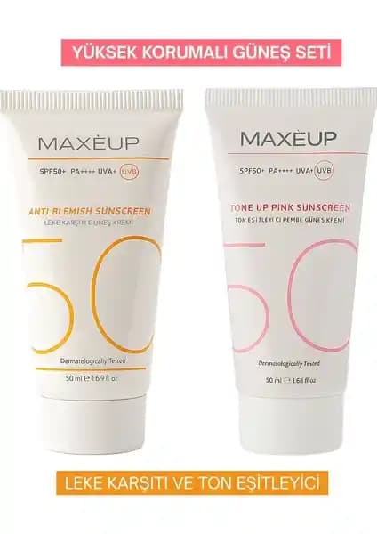 Maxeup Yüksek Korumalı Leke Karşıtı ve Ton Eşitleyici Güneş Seti Ürün Özellikleri ve Kullanım Tavsiyeleri