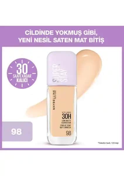 Maybelline Super Stay Lumi Matte Fondöten İncelemesi: Uzun Süre Dayanıklı ve Doğal Görünüm