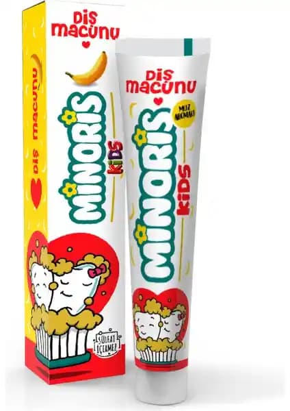 Minoris Kids Organik Diş Macunu Çocuklar İçin Güvenli ve Doğal Ağız Bakım Ürünü