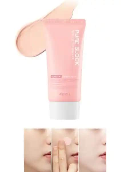 MISSHA Ayışıl Güneş Koruyucu SPF50+ PA+++ ile doğal parlaklık sağlayan cilt bakım ürünü