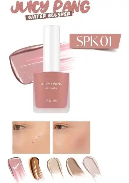 MISSHA Meyve Kokulu Nemlendirici Sedefli Kalıcı Sıvı Allık Juicy-Pang Water Blusher