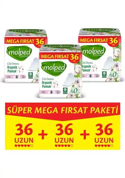 Molped Pure&Soft Uzun Süper Mega Ped: Doğallık ve Konforun Birleşimi