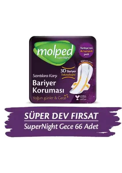 Molped Supernight Gece Pedi: Yüksek Koruma ve Konfor Sunan Uzun Süreli Çözüm
