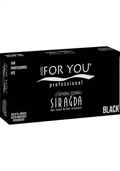 More For You Bitkisel Kalıp Sir Ağda (Black) 500 ml Doğal ve Hassas Ciltler İçin Epilasyon Ürünü