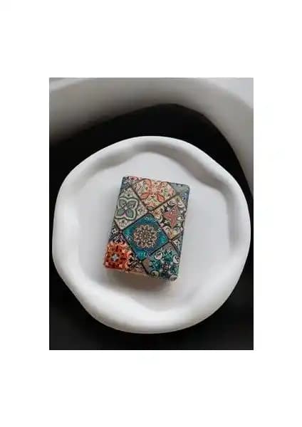 Mutena Taşlı Nazarlık Desenli Küçük Cep Makyaj Aynası - Şık ve Dayanıklı Tasarım