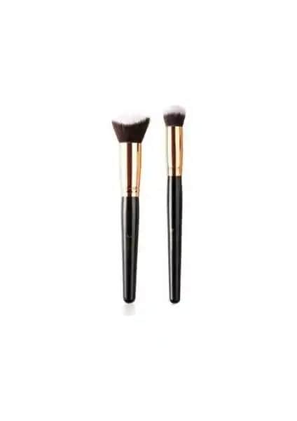 Nascita Kapatıcı ve 3D Kabuki Fondöten Fırçası Seti ile Mükemmel Makyaj Uygulaması