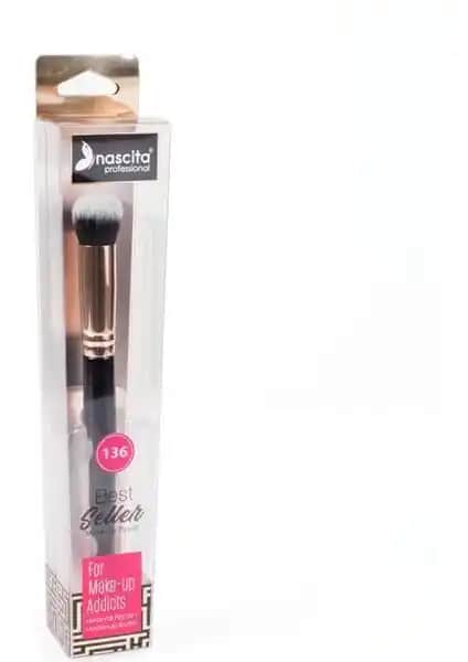 Nascita Oval Yapılı Kapatıcı Fırçası 136: Doğal ve Pürüzsüz Makyaj İçin İdeal Araç