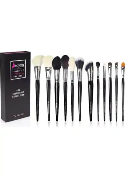 Nascita PRO Essentials Collection Fırça Seti 38 Profesyonel ve Amatör Makyaj İçin Uygun